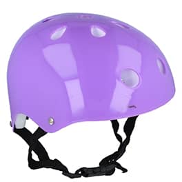 Casco infantil de protección violeta